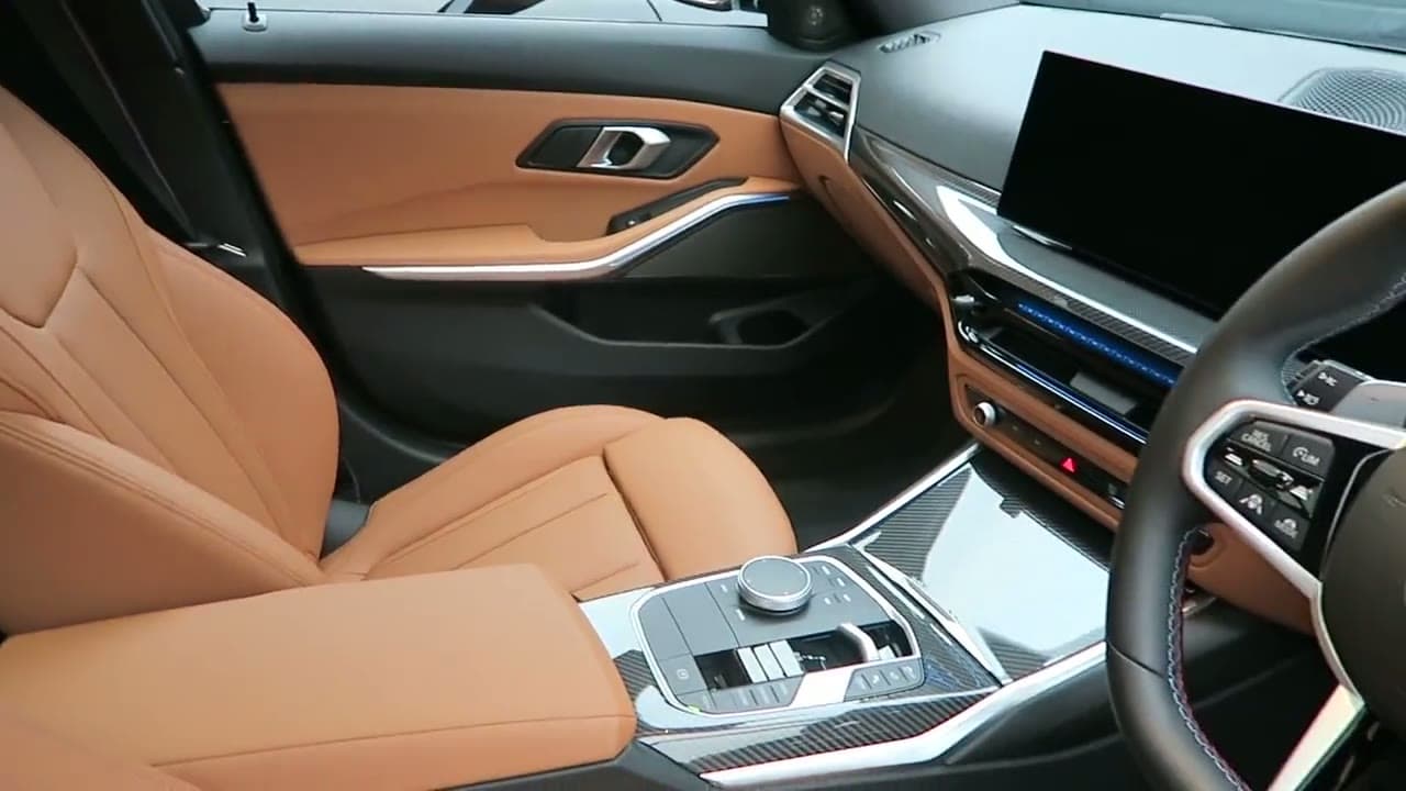 Completed BMW interior after detailing